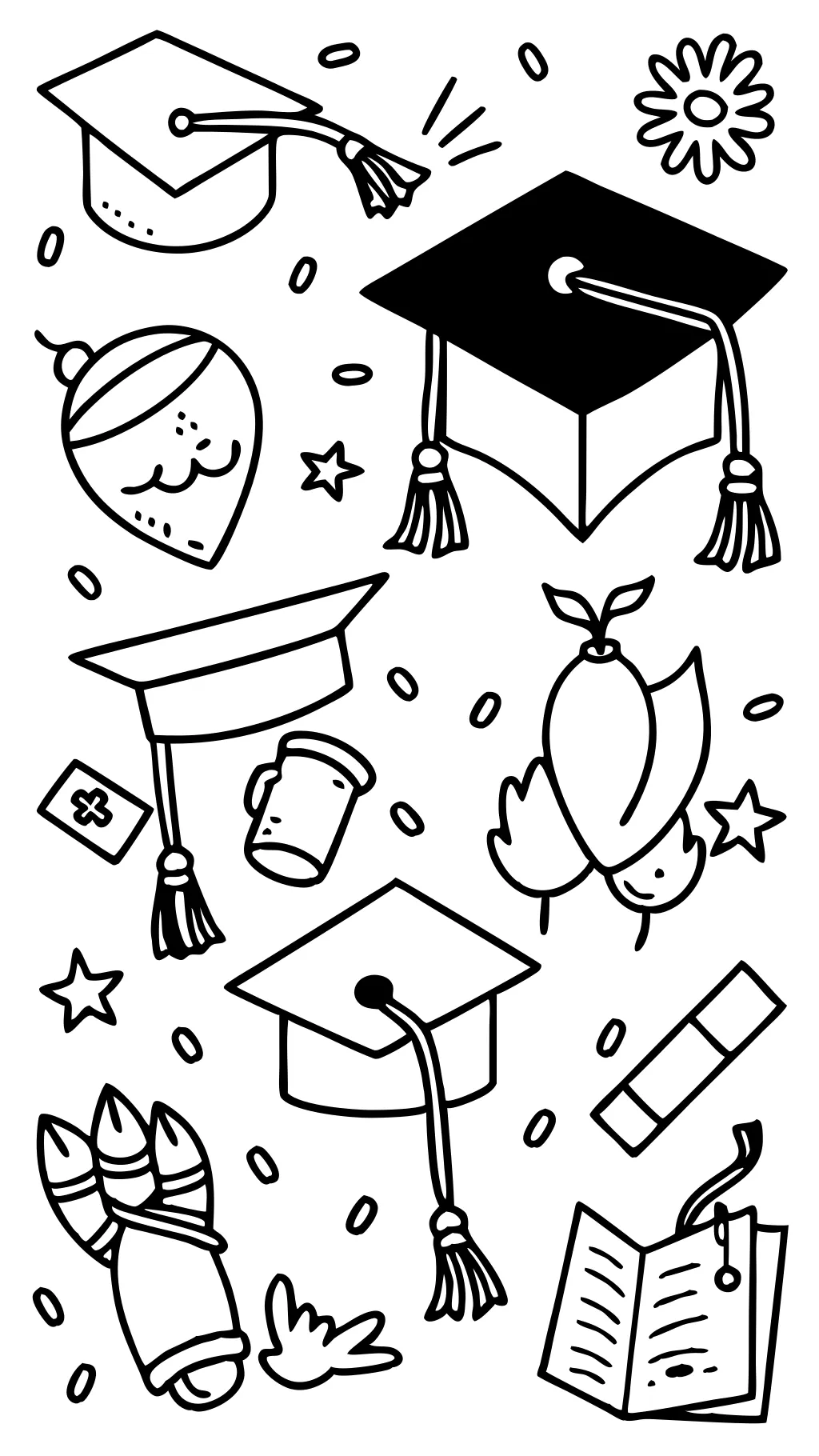 coloriages pour l’obtention du diplôme